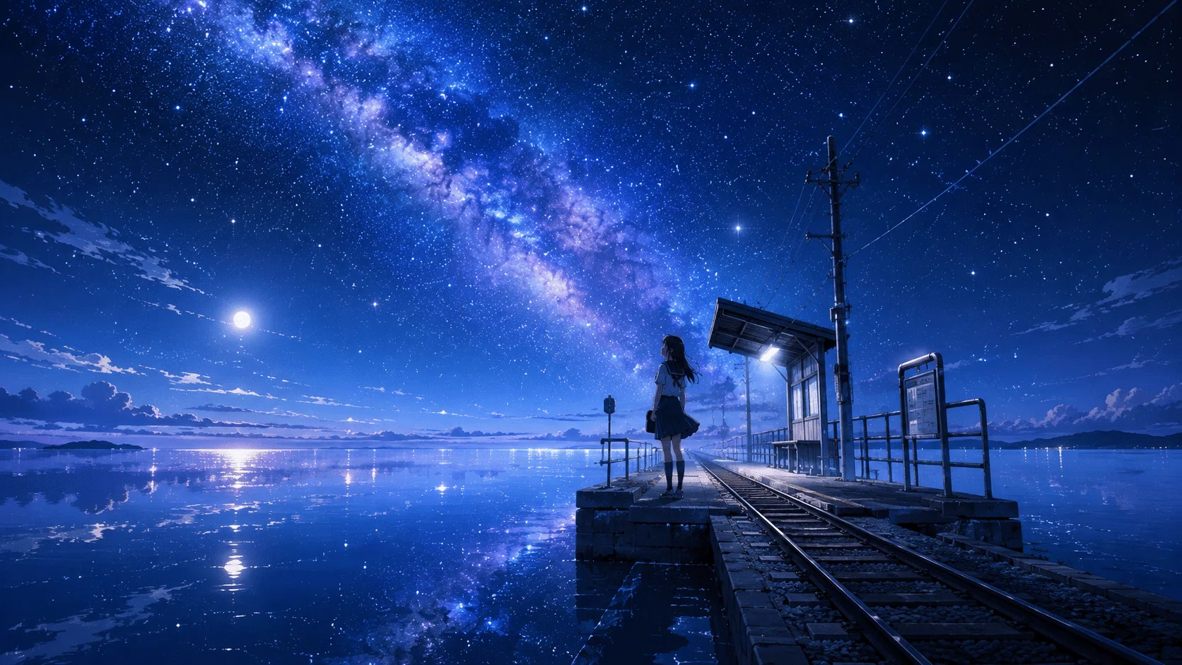 未完成風景 PC壁紙】どこか切なくなる幻想的な夏のアニメ画像8枚｜マコト｜ChatGPT