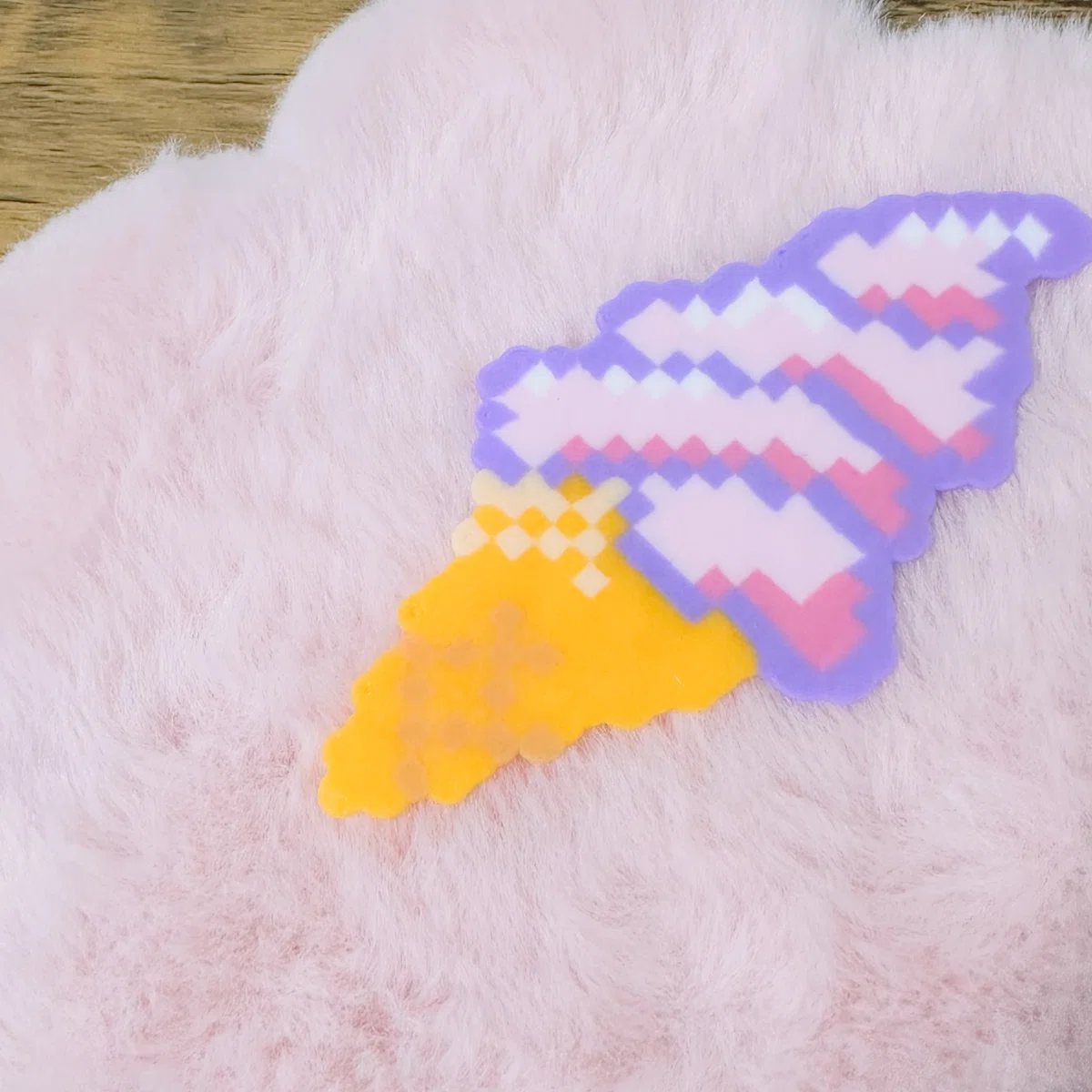Perler Soft Soft Serve Ice Cream | Perler Bead Patterns♡|CandySparkle|ゆめかわ図案屋さん