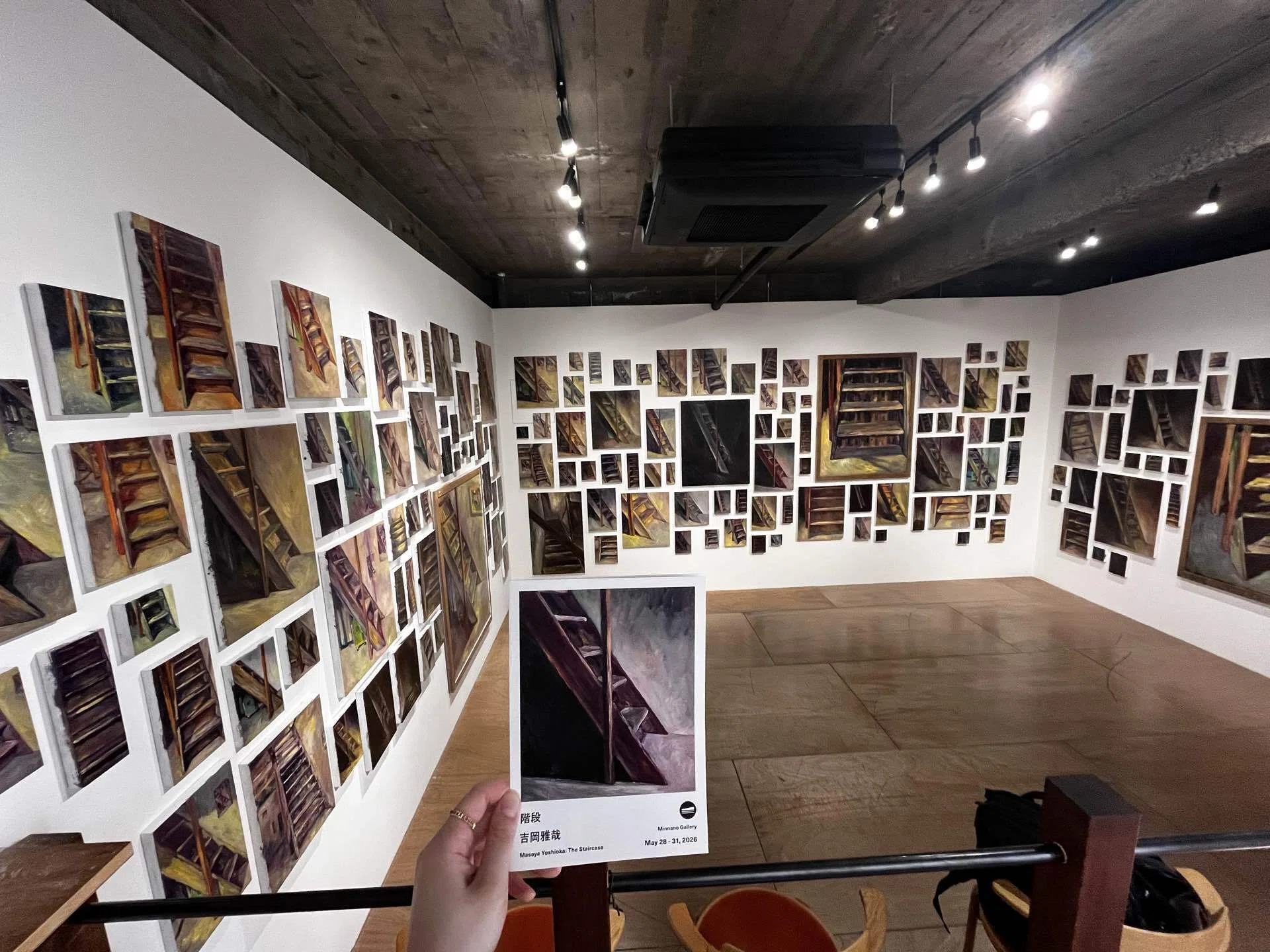 階段だけの展覧会に6時間いた｜梶本時代
