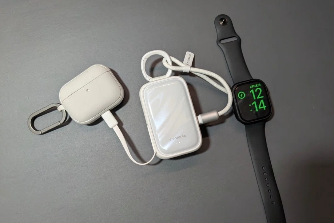TORRAS PearlGo 2in1レビュー！Apple Watchも充電できる、持ち歩きたくなるモバイルバッテリーだった