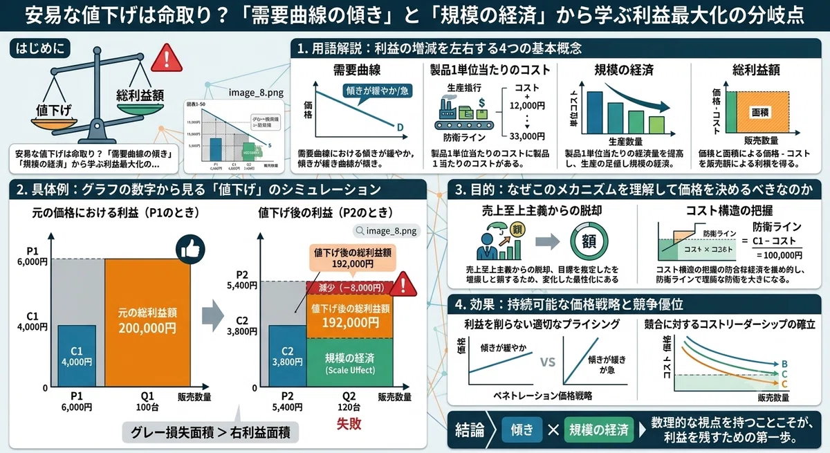 マネジメント検定2級マーケティング対策33：安易な値下げは命取り