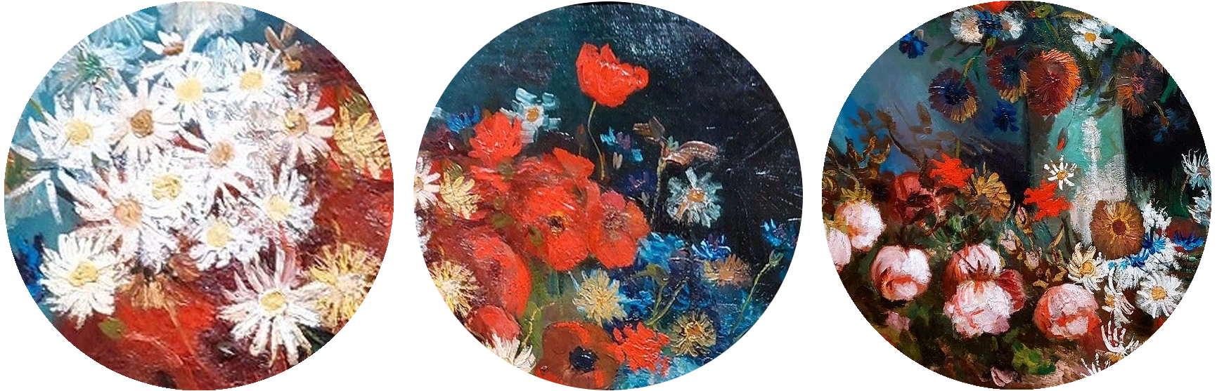 大ゴッホ展」出品作㉓ ゴッホ《野の花とバラのある静物》1886-87年