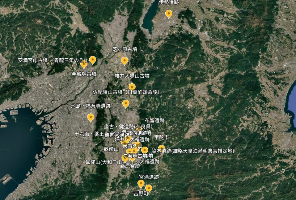 河川舟運の隆盛の推移（巨椋池から放射状に延びる河川群）｜committed