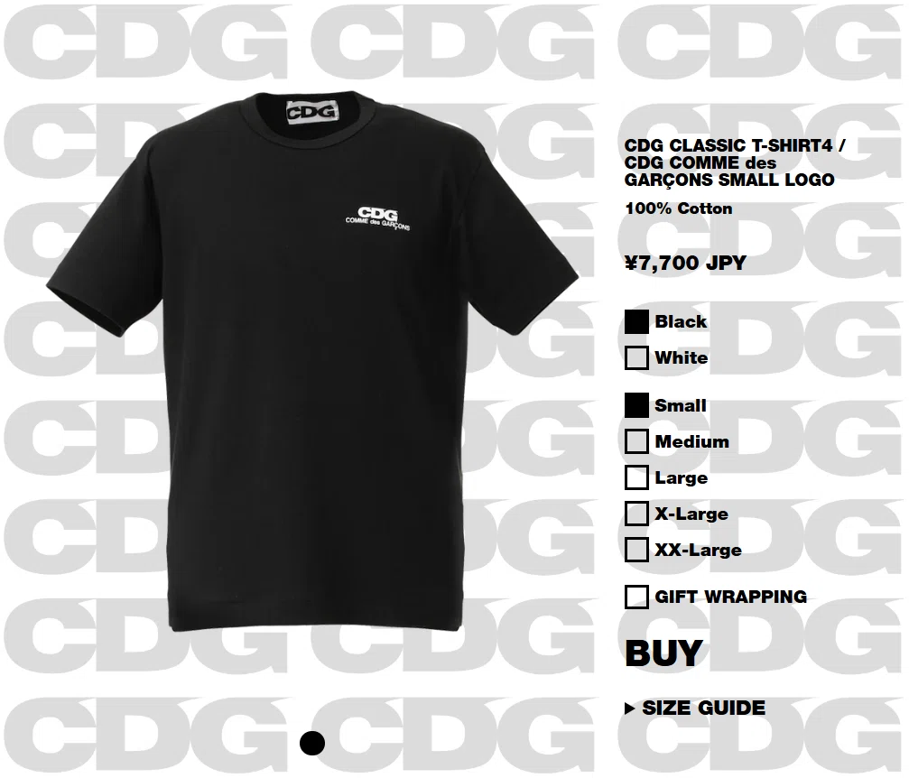 検証】CDG - COMME des GARÇONSのTシャツはどれくらい縮むのか｜たき