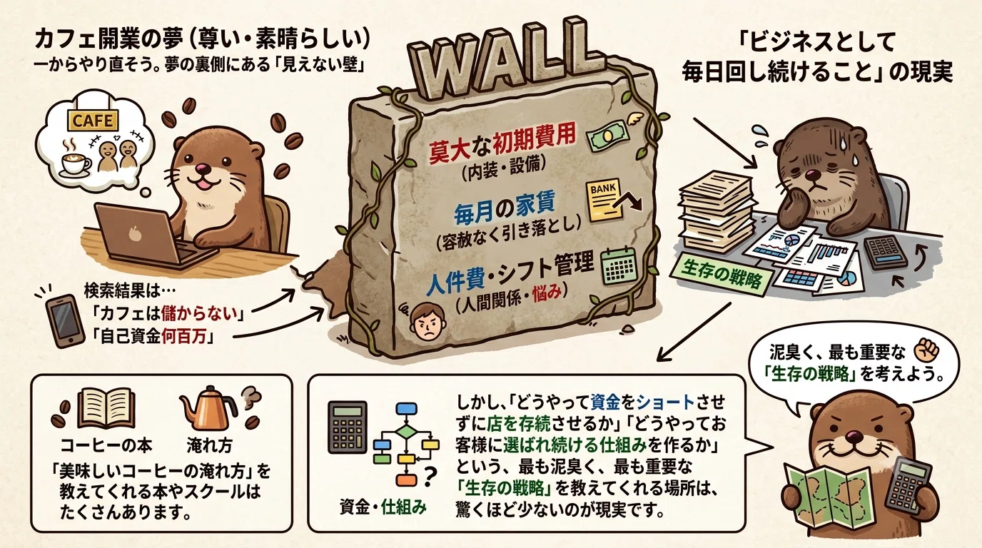 未経験カフェオーナーのための開業と生存戦略マニュアル=完全版 