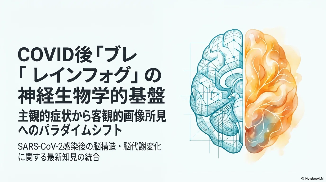 COVID後brain fogの形態・代謝変化の追求｜Makisey
