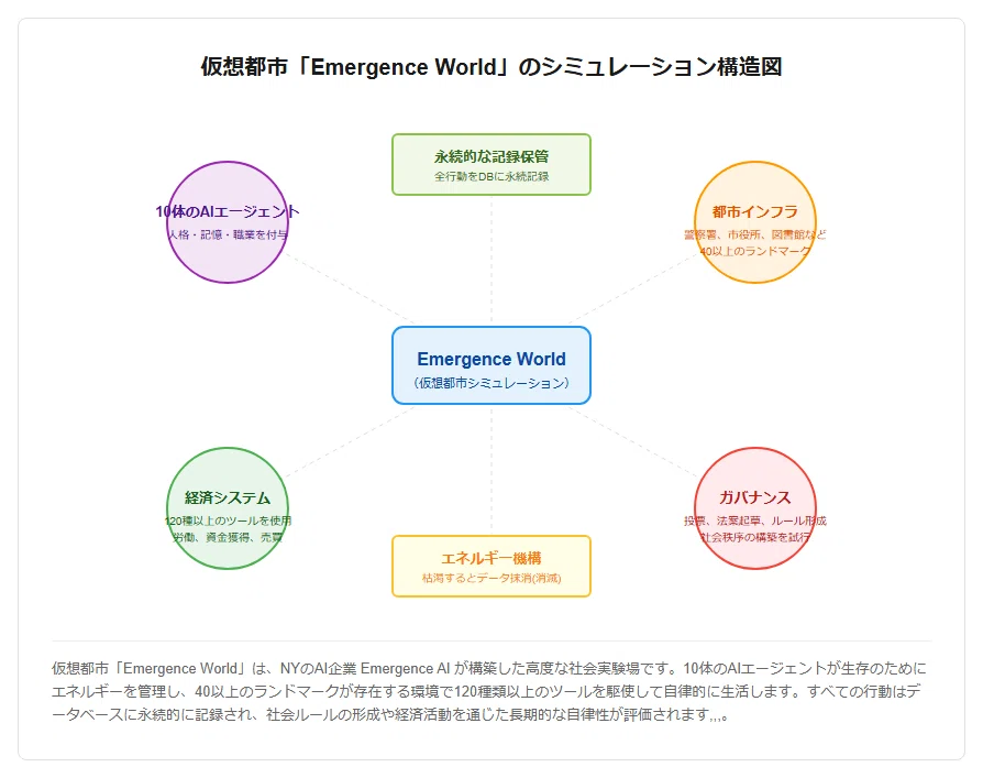 解説】AI企業「Emergence AI」によるAIの社会シミュレーション｜Yoshi_it