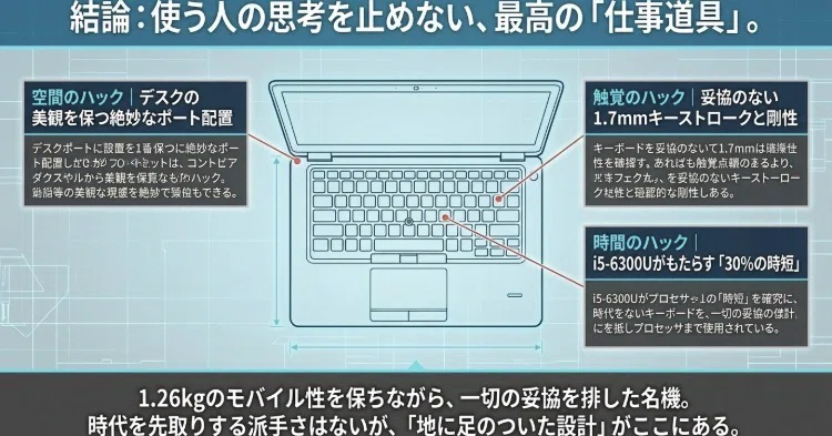 CF-MX512.5型タッチパネルフルHD6世代Core-i5メモリ8GBSSD256とDELL