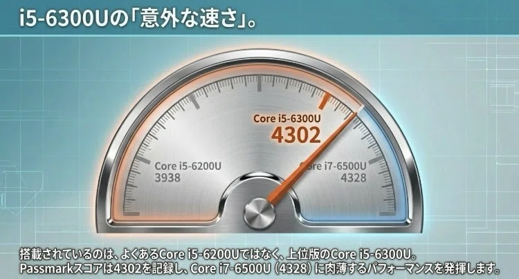 CF-MX512.5型タッチパネルフルHD6世代Core-i5メモリ8GBSSD256とDELL