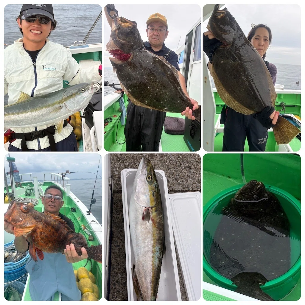 新品レマーレBG 泳がせ　スルルー　クエ　ヒラマサ　石鯛　青物　カゴ釣り　マグロ 泳がせ】ブリ6.7kg-91.5cm、大ヒラメ3-4kg、カンコも食いつきました
