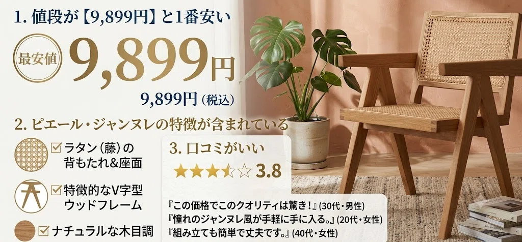 ピエールジャンヌレのリプロダクトでおすすめの商品3選！どんな