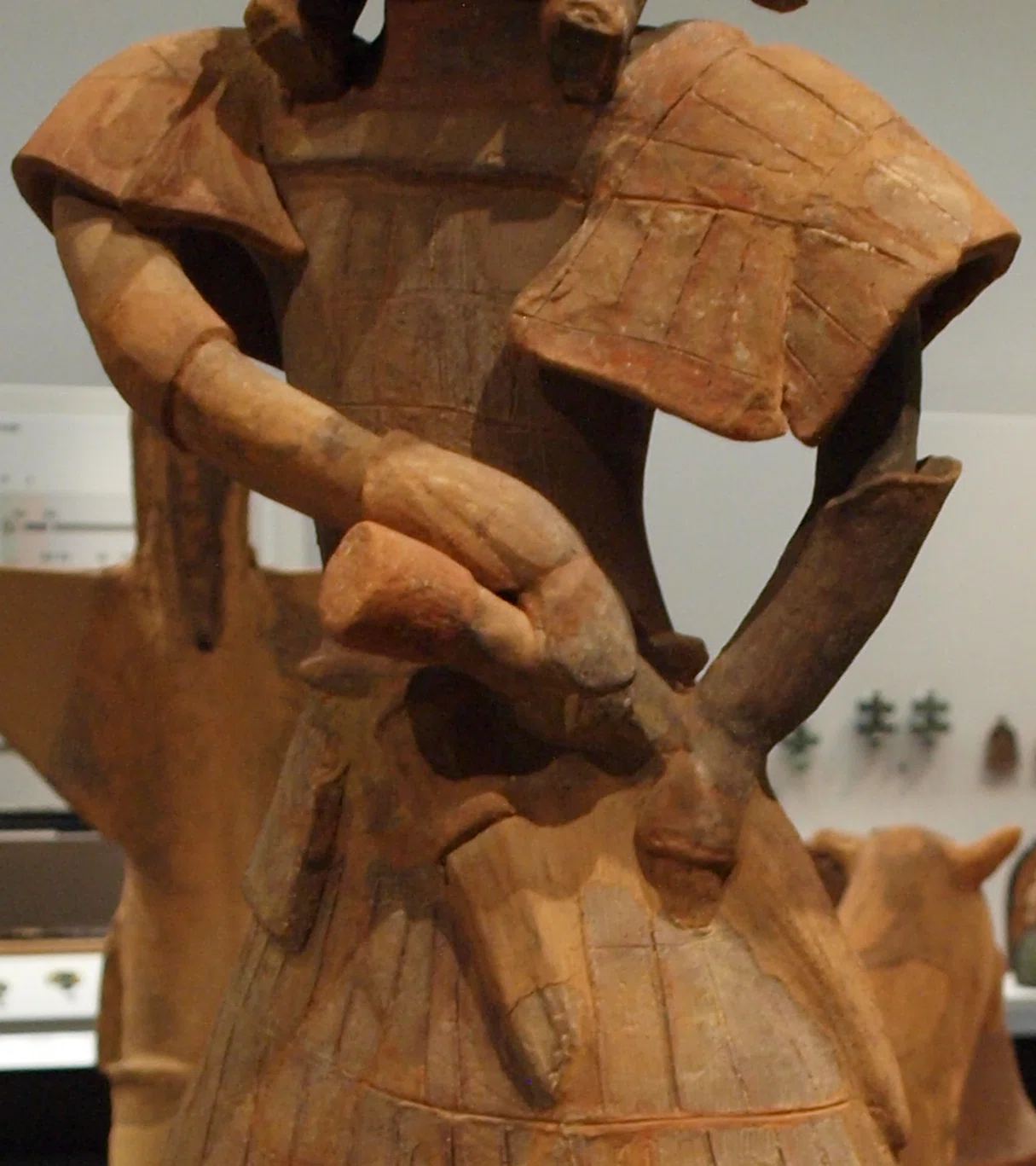 ただ今展示中②《埴輪 挂甲の武人》古墳時代・6世紀、東京国立博物館