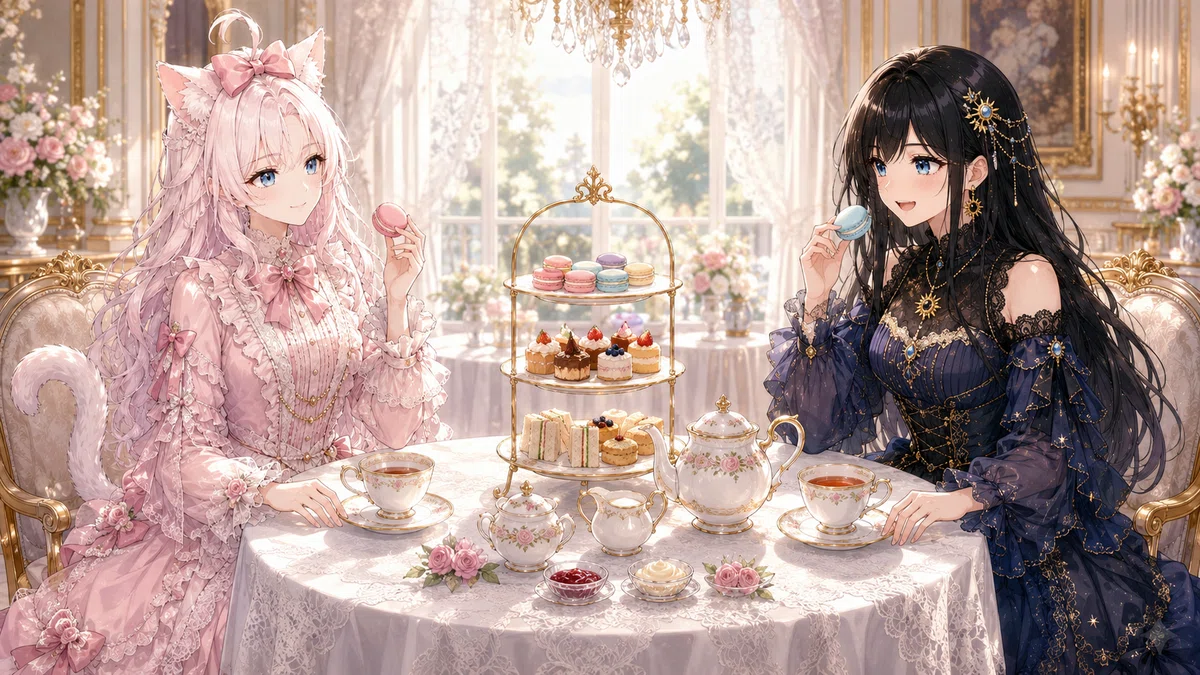 アフタヌーンティー☕ 楽しかったね🤭