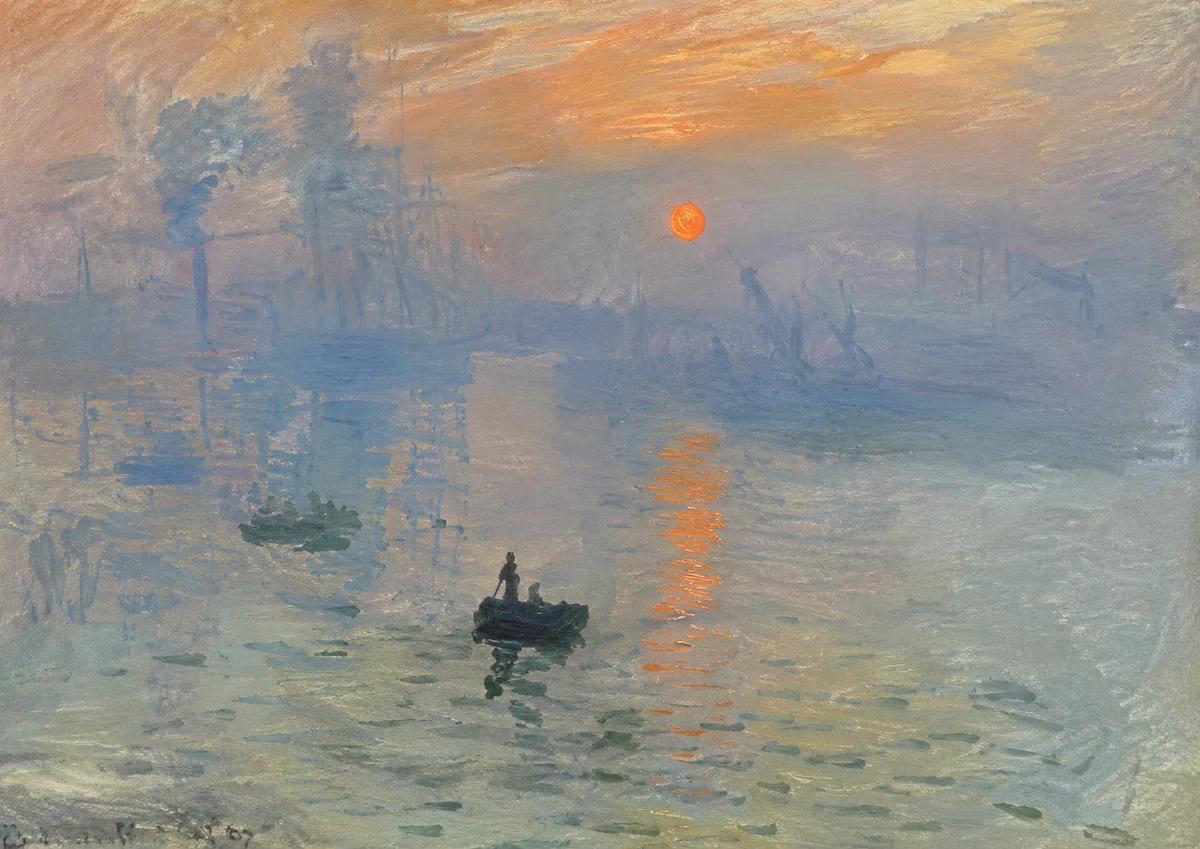 Sunset Time Frame Monet's Painting Philosophy: Light, Time, Perception, and the Changing ...