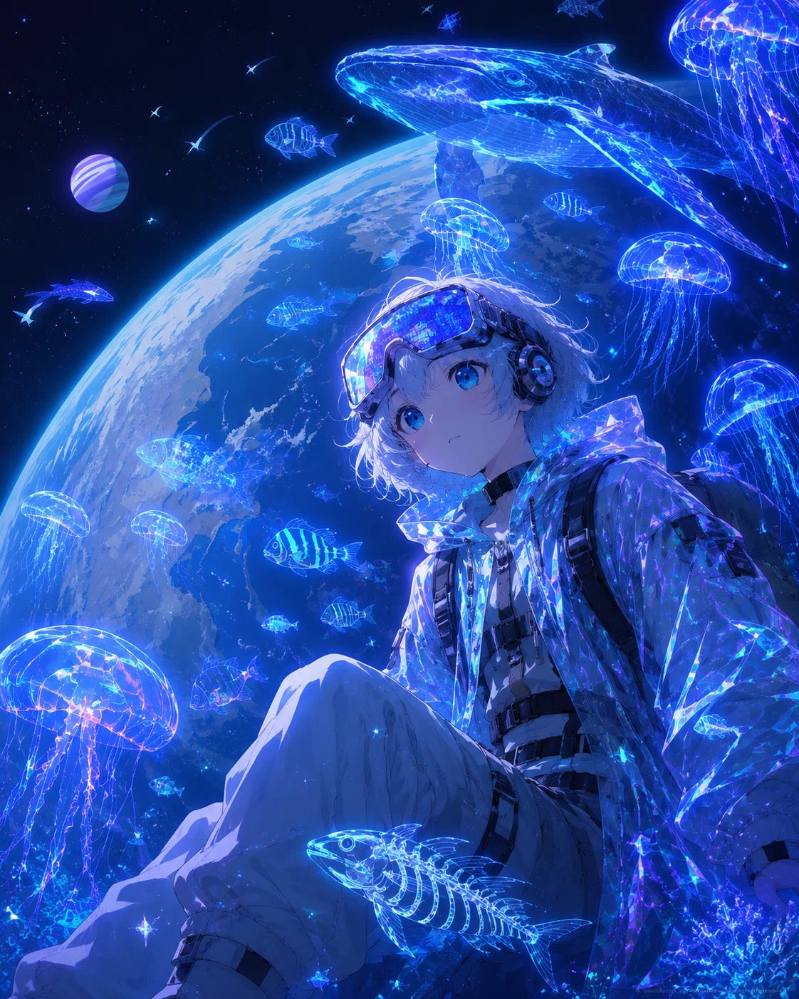 AIイラスト サムネ編】✦余白で、世界観を描く。異なるモチーフを、一