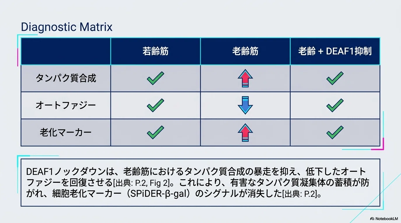 運動 vs 筋肉の老化：分子レベルで解き明かされた『若返り』の最新