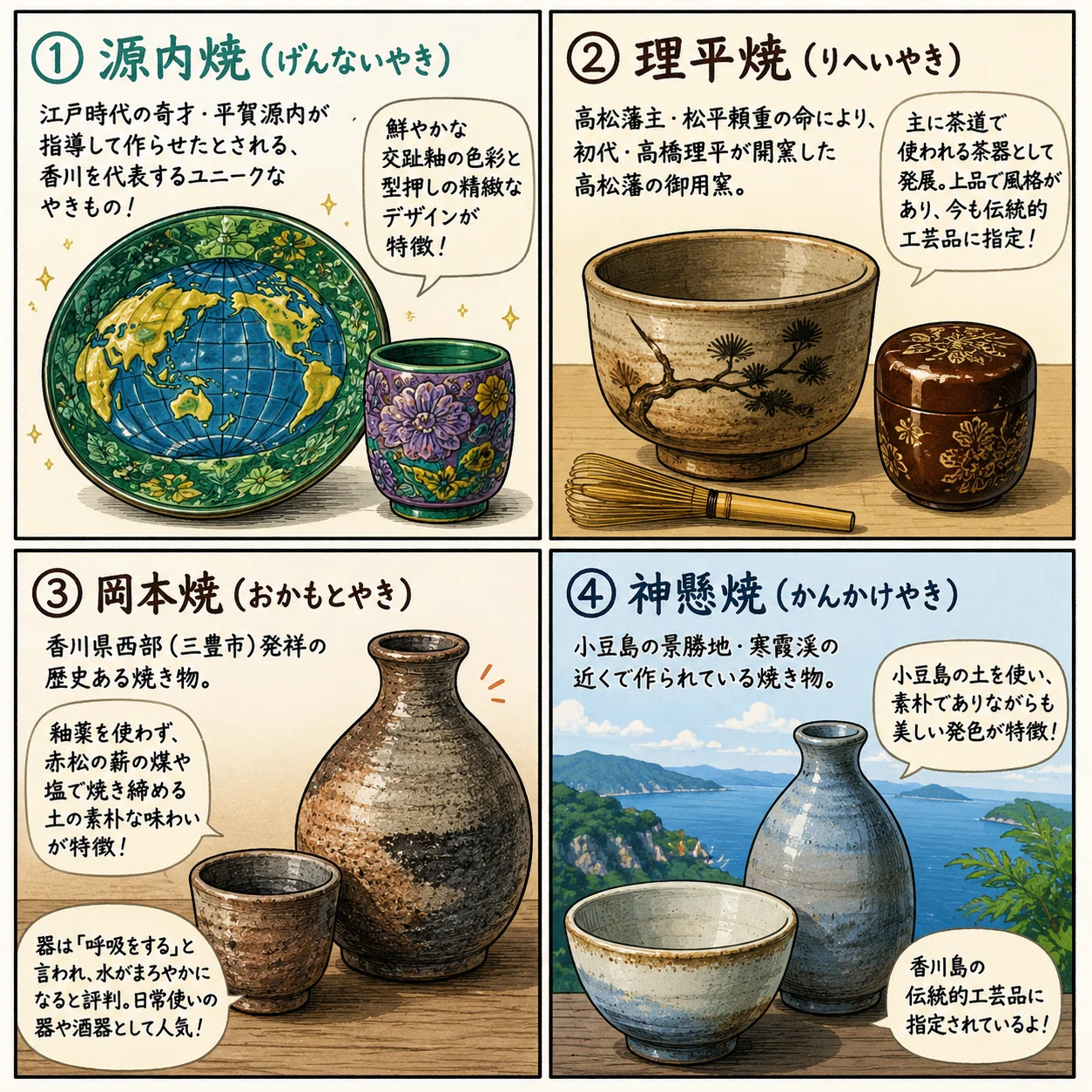 漫画アーカイブ【地方を旅する】― 四国編③香川県、土と炎が育んだや