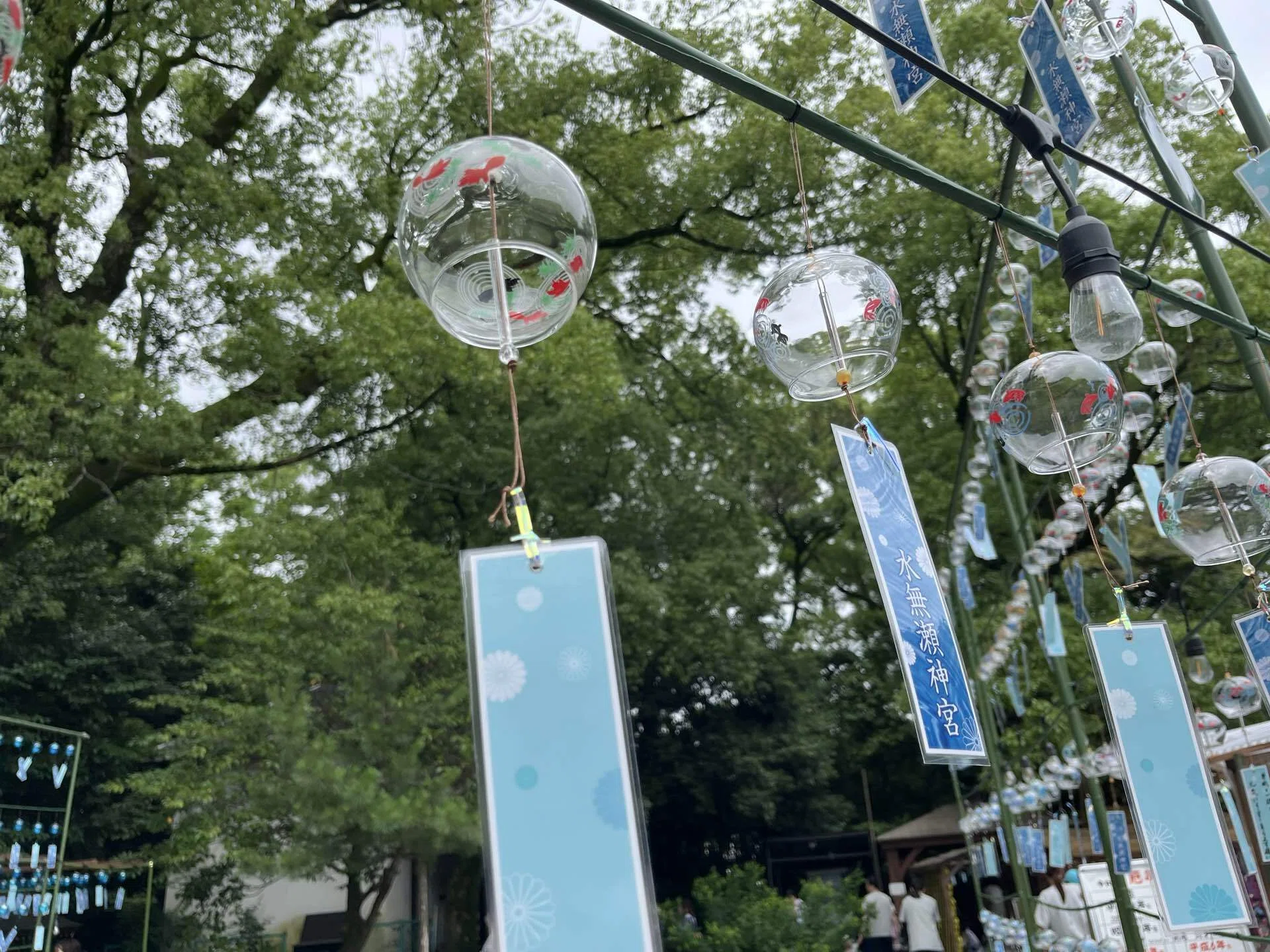 七夕に願いを託す、水無瀬神宮「招福の風」の風鈴｜よもぎ｜住まいと