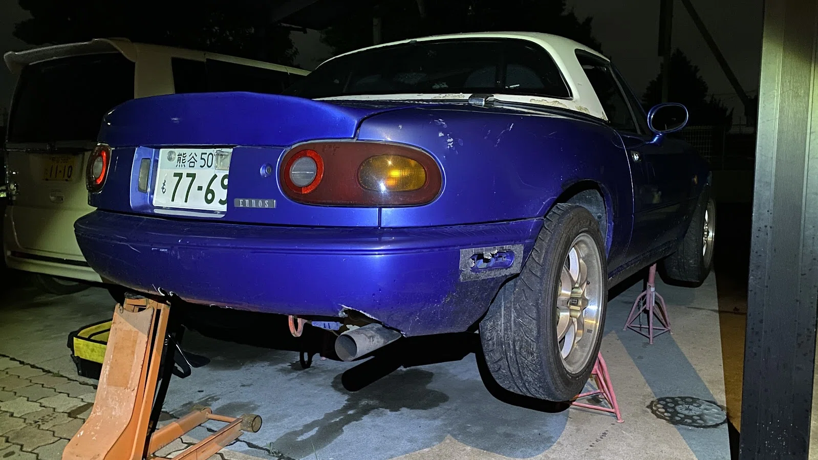 NAロードスター ワンオフマフラー製作：レイアウト検討｜Weekend 