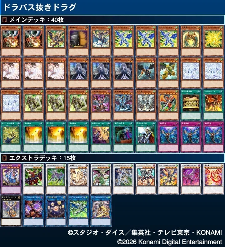 今更ドラバスを作りたくなかった人間のドラグニティ構築・展開【遊戯王