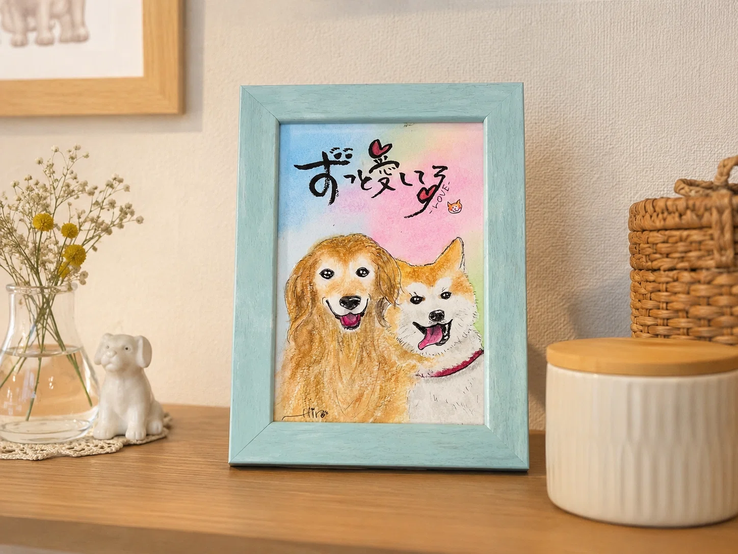 筆わんこアート」🐾こんなふうに始まりました｜笑顔呼ぶふでわんこのお