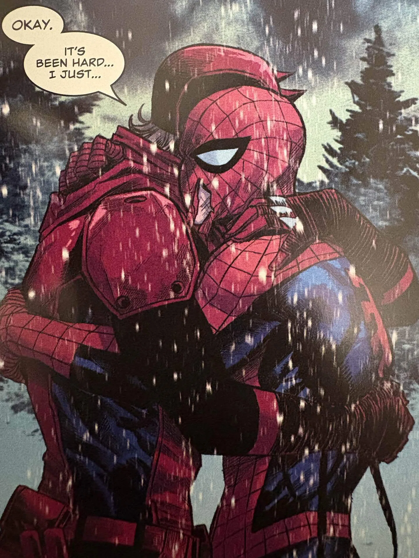 スパイダーマンとデアデビルの共闘｜ハンガー