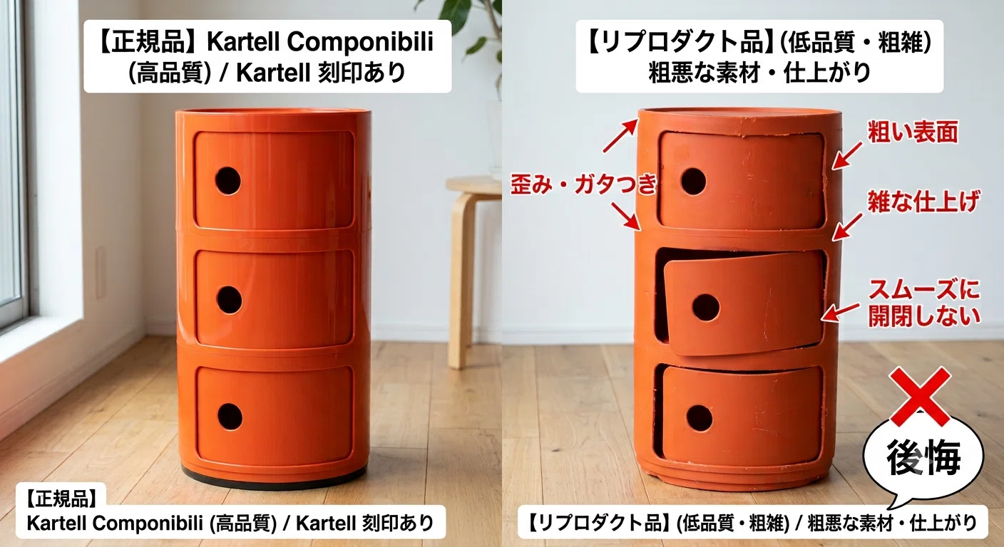 コンポニビリのリプロダクトでおすすめ商品3選！正規品との違いも
