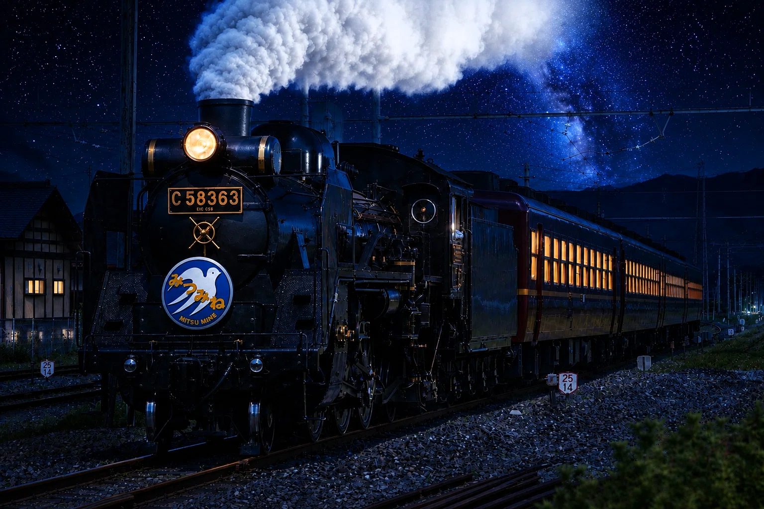 たなばたの鉄道の夜｜かと☆チャン