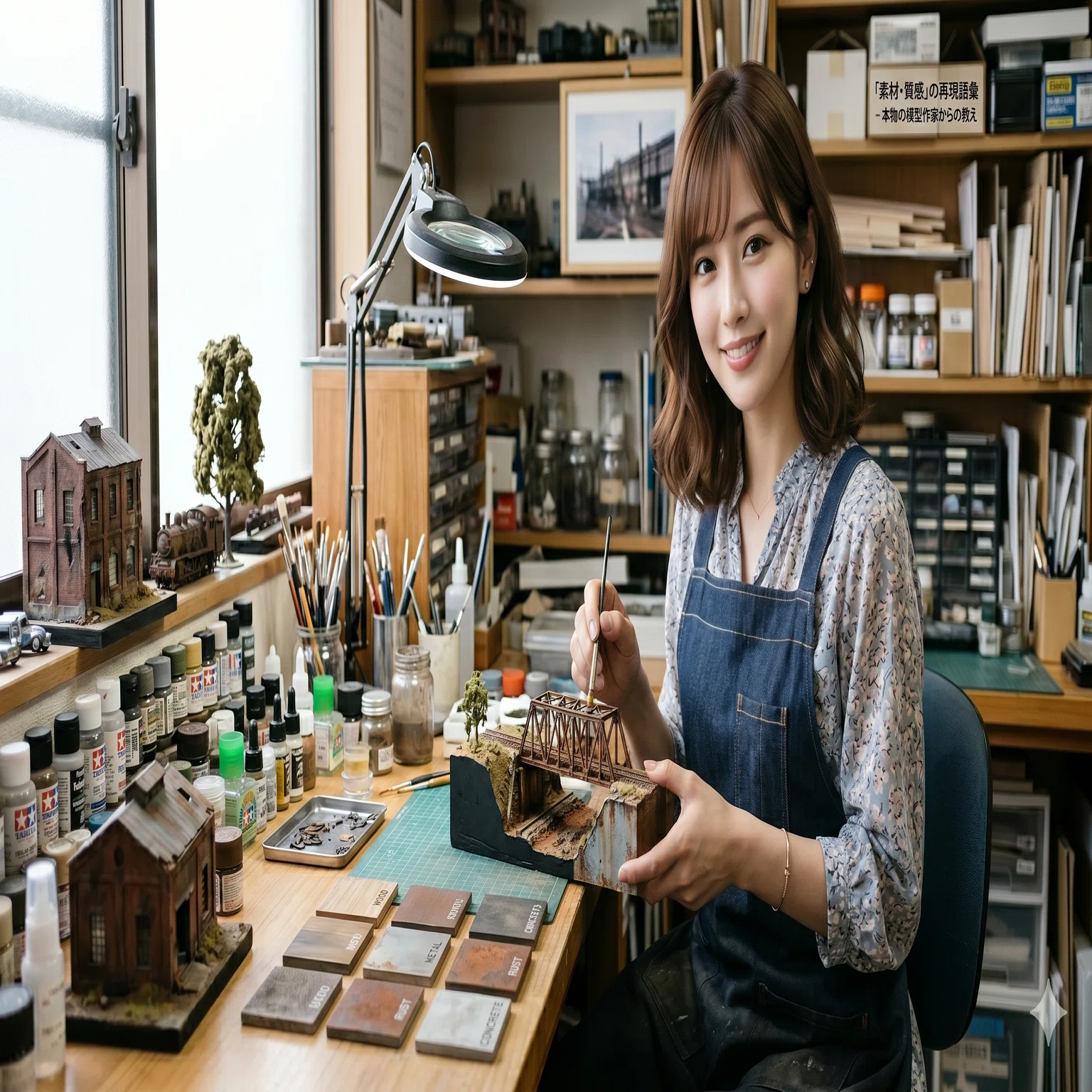 AI×ミニチュア】「本物以上のジオラマ」を創る黄金比！ 時間が溶ける