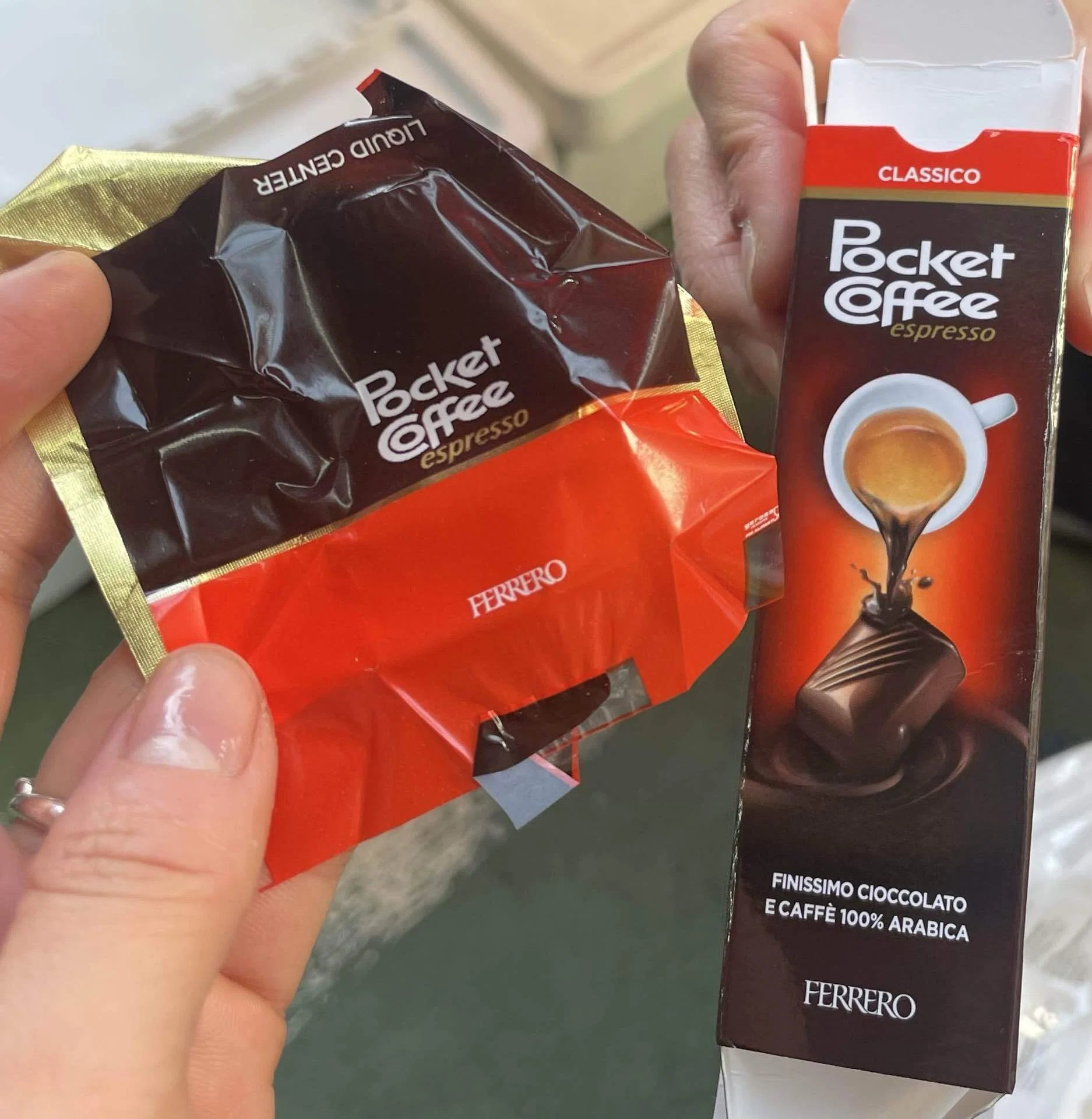コーヒー好きには堪らない、イタリア限定の『POCKET COFFEE』チョコ