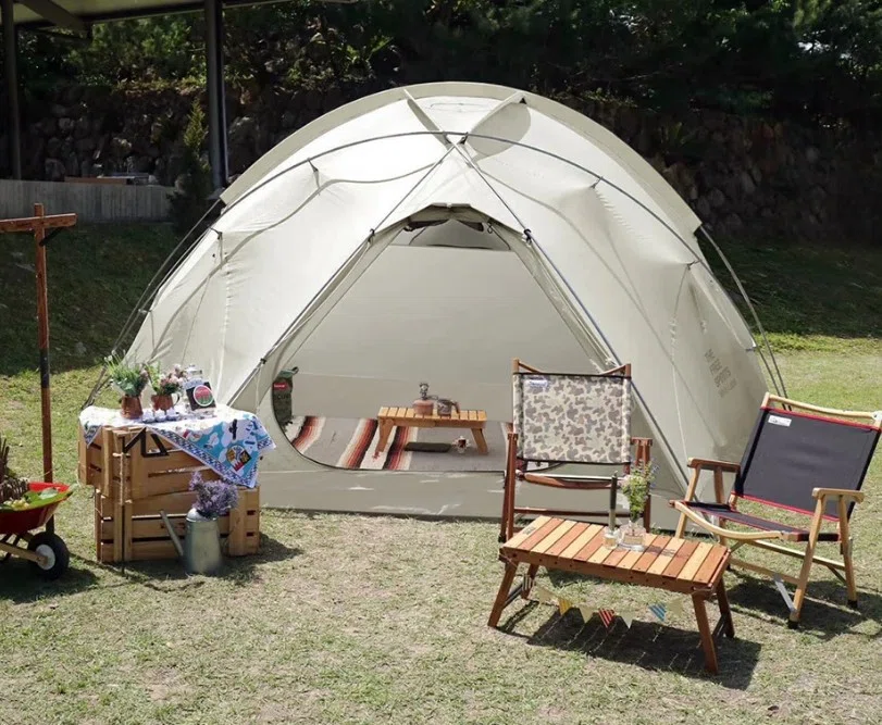 テントバカの気になるテント情報THE FREE SPRITS SKY DOME 70D IVORY