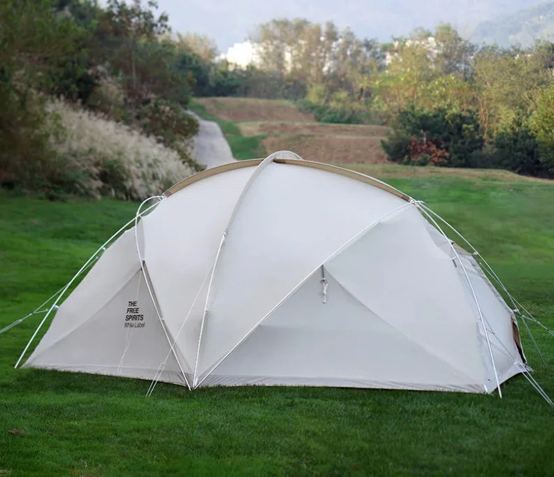 テントバカの気になるテント情報THE FREE SPRITS SKY DOME 70D IVORY