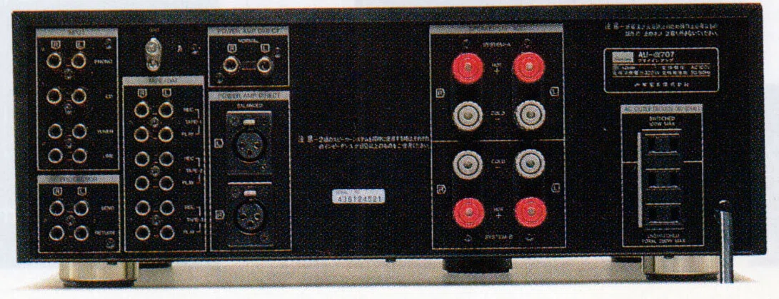 1987 Sansui AU-α707: The Unwavering Lineage of 'X-Balance'. Thick
