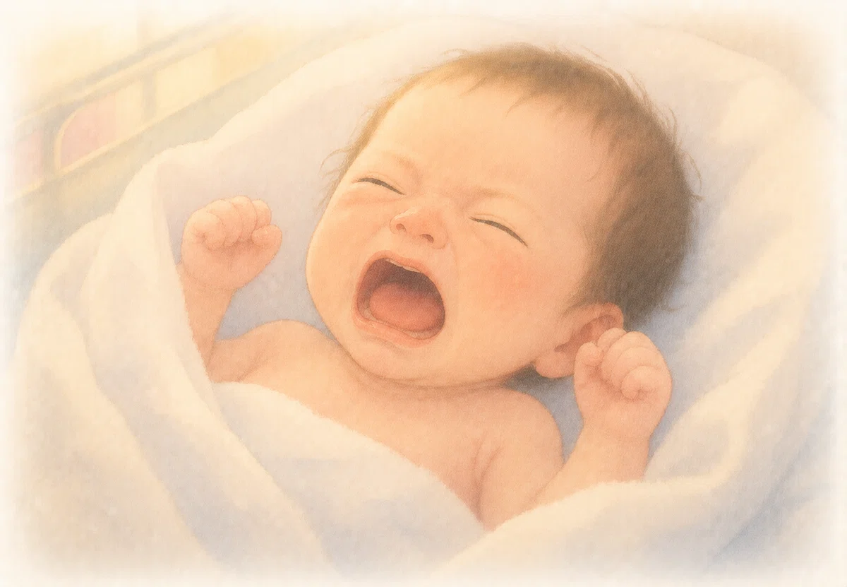 赤ちゃん。元気いっぱい