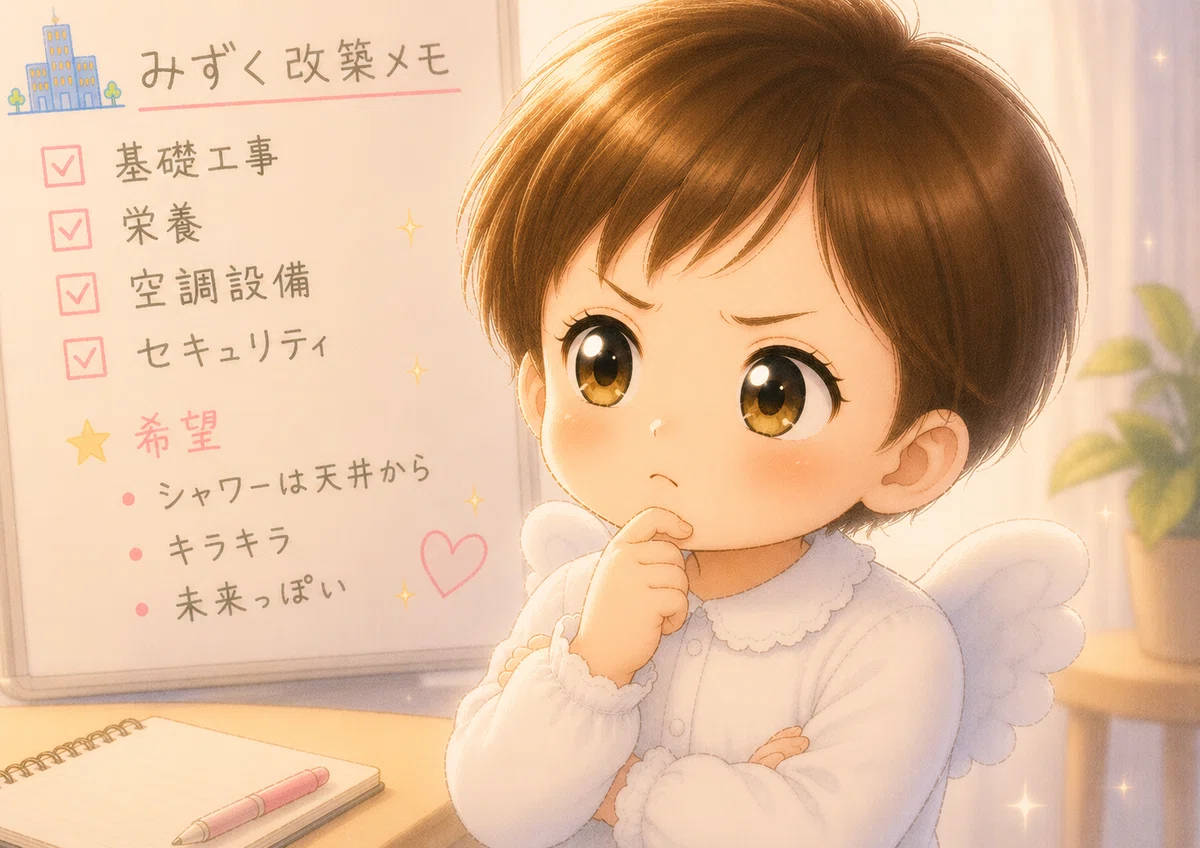腕組み。真剣な顔の赤ちゃん