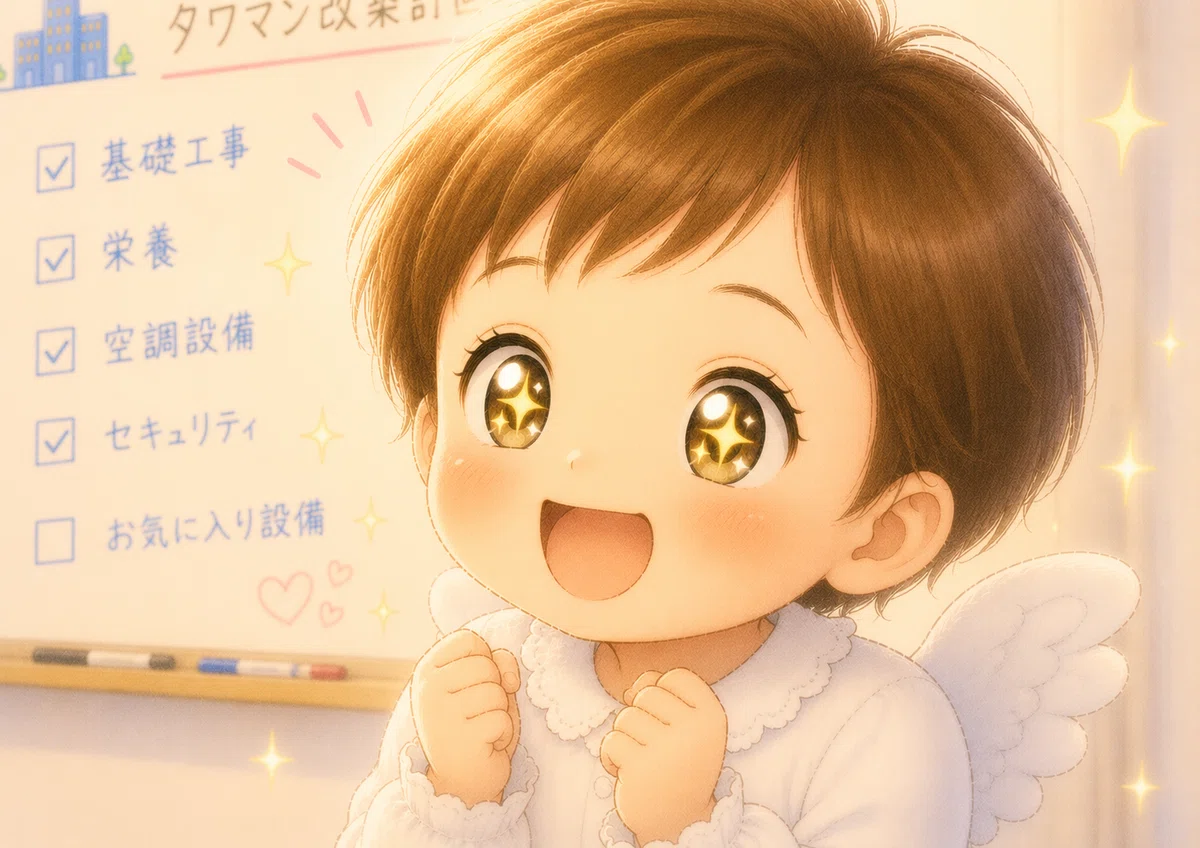 目がキラキラしている赤ちゃん