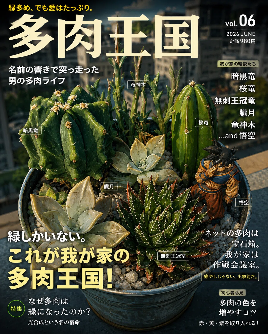 TNK48総選挙開催｜多肉植物の名前が厨二病すぎる！第八話｜マイキー🐣