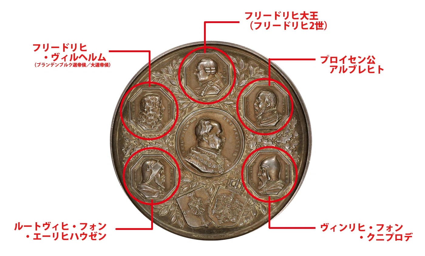 プロイセン｜1855年 フリードリヒ・ヴィルヘルム4世 ケーニヒスベルク