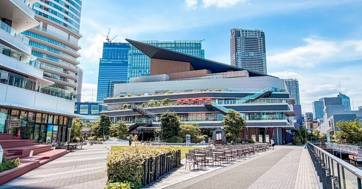 マッチングアプリのプロフ写真の撮影に最適な浜松町/竹芝エリアの１つウォーターズ竹芝の景色