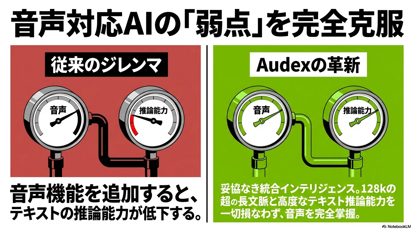 NVIDIA Nemotron-Labs-Audex-2B：音声・テキスト統合型LLMが拓く新たな