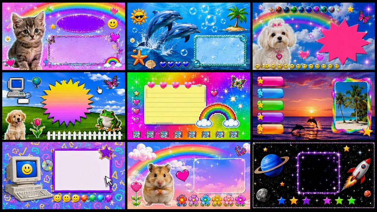 Internet Nostalgiaのスライド例