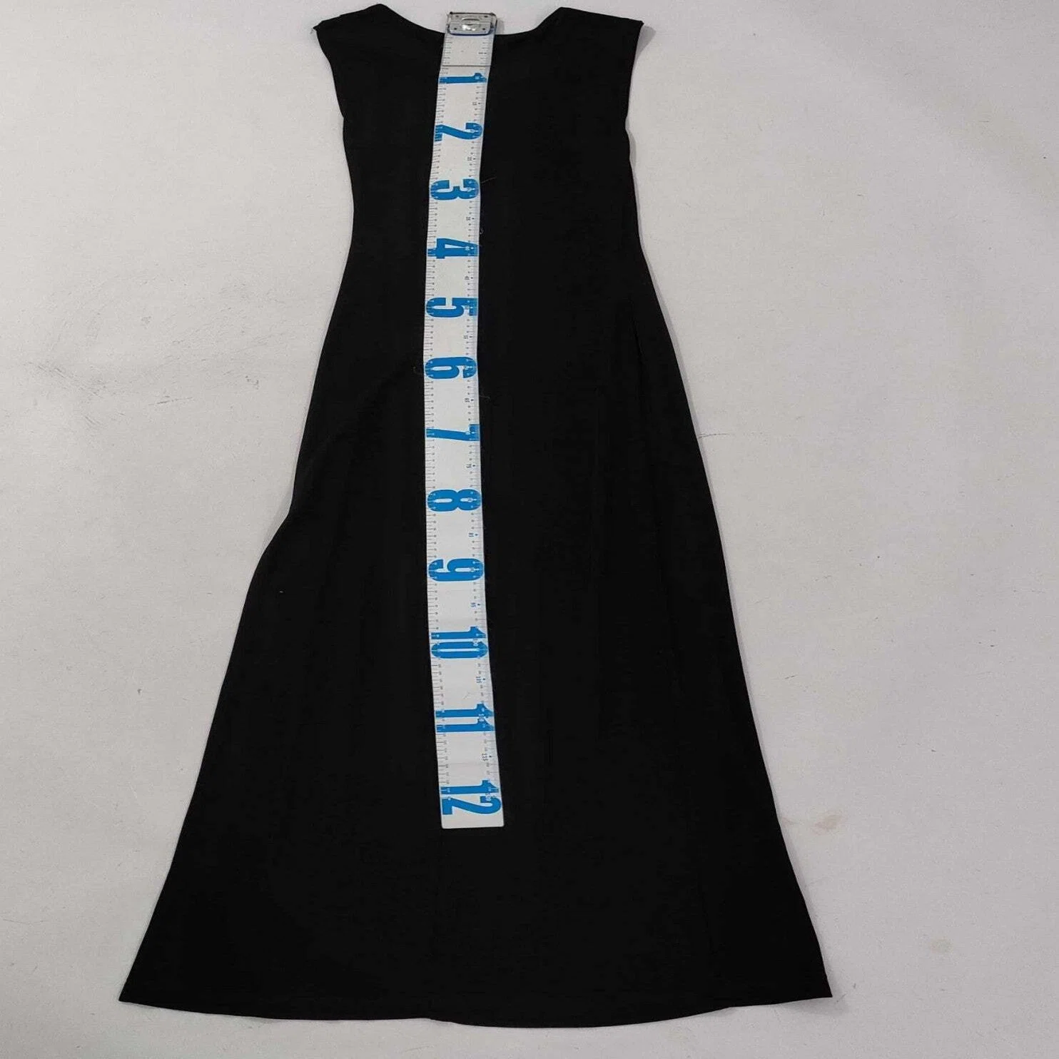 VALENTINO Sleeveless Long Dress Party Dress Black Made in Italy 