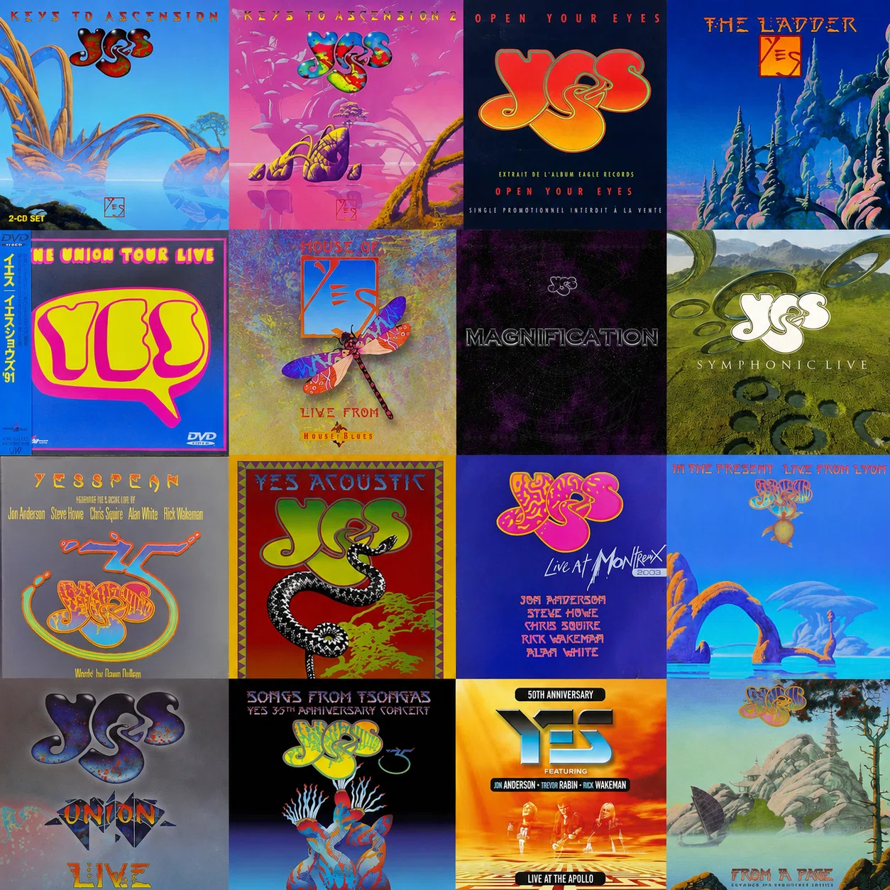 Yes CD まとめ YESのリリース・ラッシュはなぜ起きたのか｜yffcyesheadのイエス道