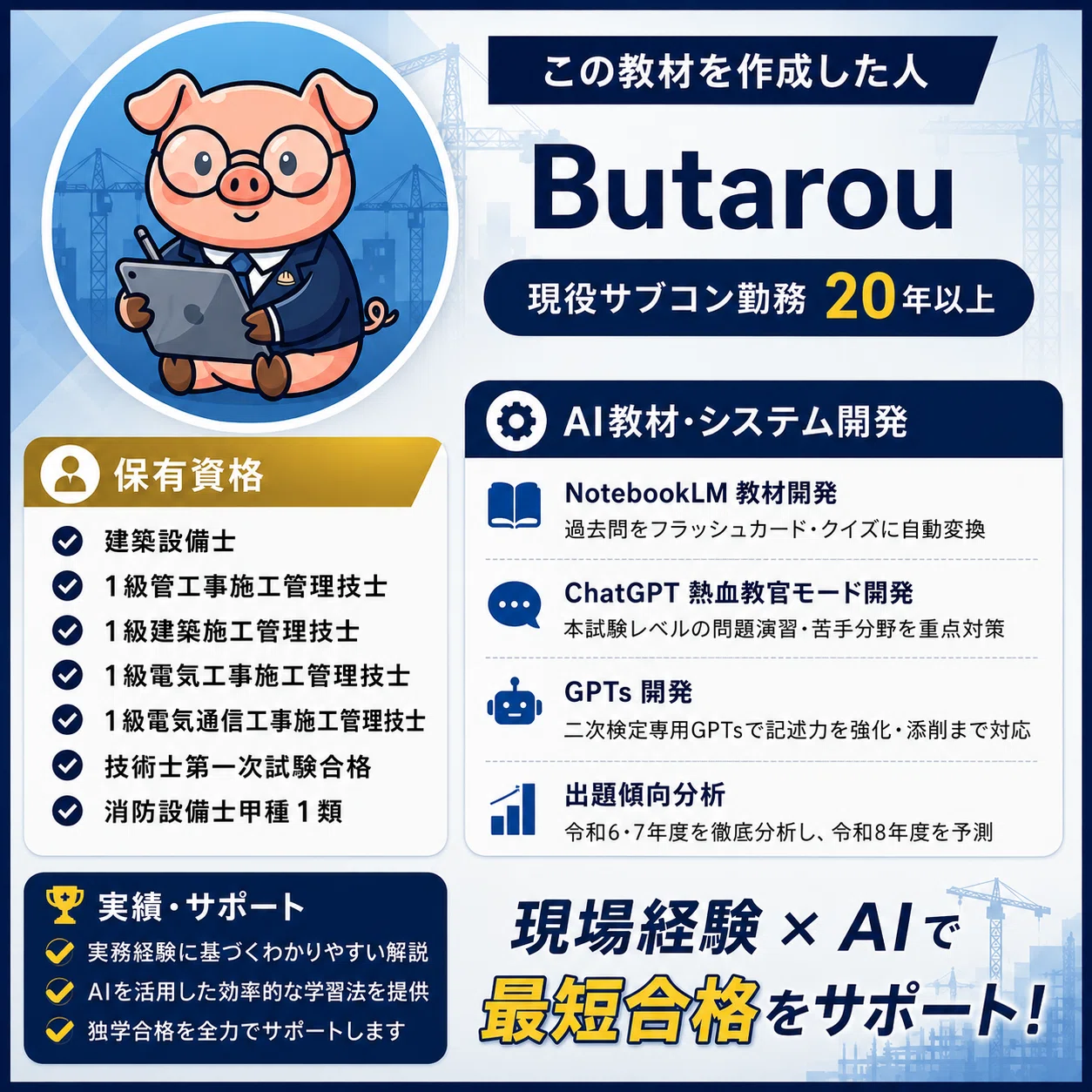令和8年度対応】1級電気工事施工管理技士 AI学習完全パック