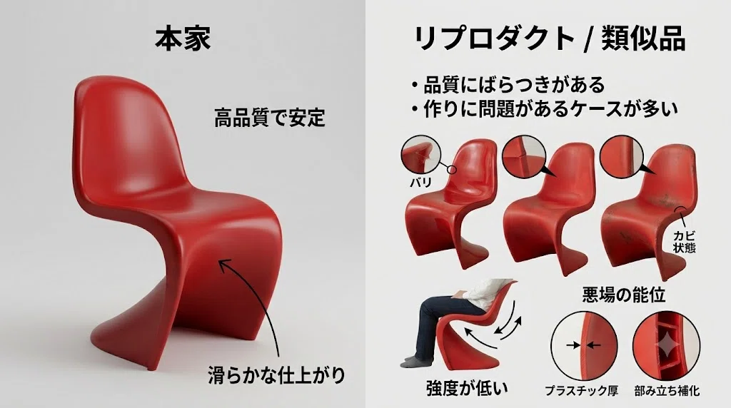 パントンチェアでリプロダクトのおすすめ商品3選！どんなことを意識