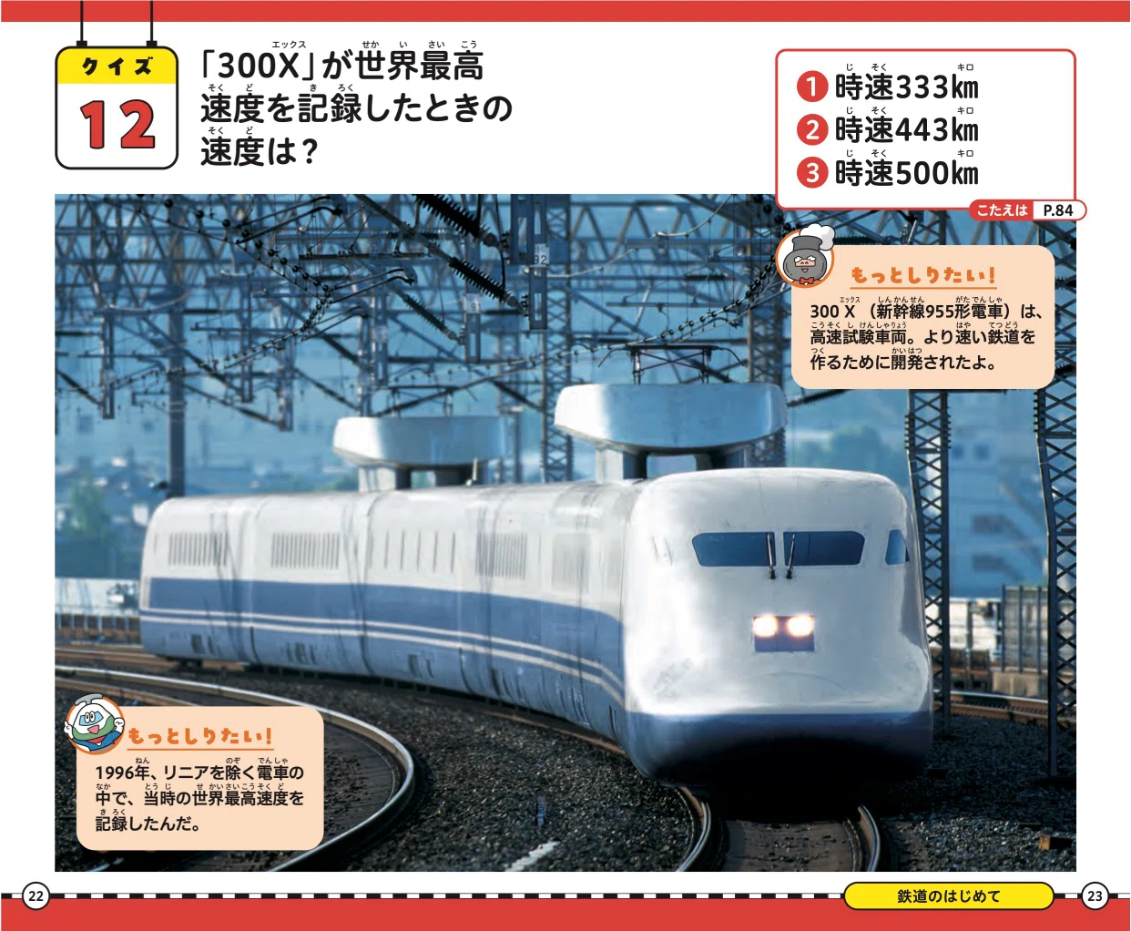 鉄道クイズ⑥】新幹線955形「300X」の世界最高速度は？｜ほんのひととき