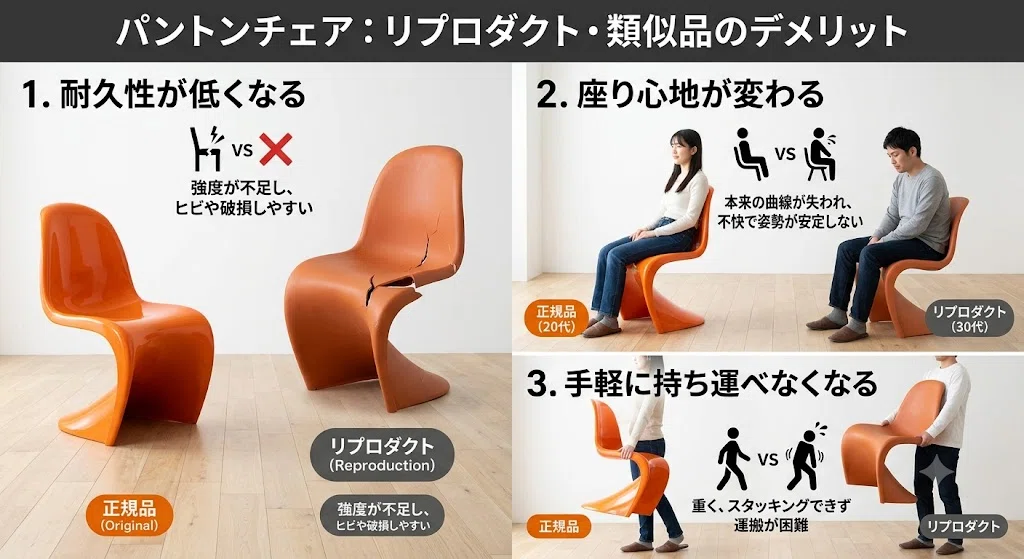 パントンチェアでリプロダクトのおすすめ商品3選！どんなことを意識