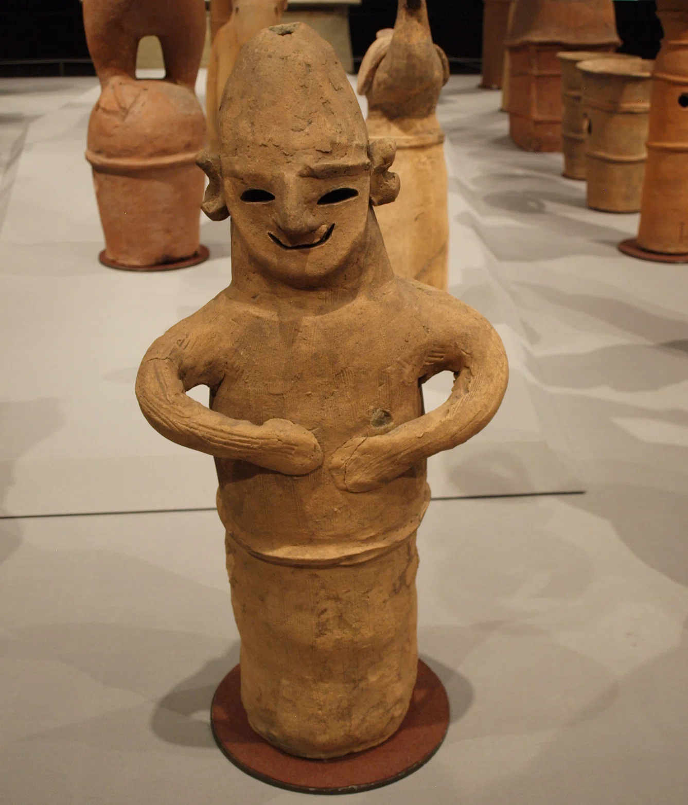 浮浪人A Currently on Display (5): Haniwa: Laughing Man, Kofun Period, 6th