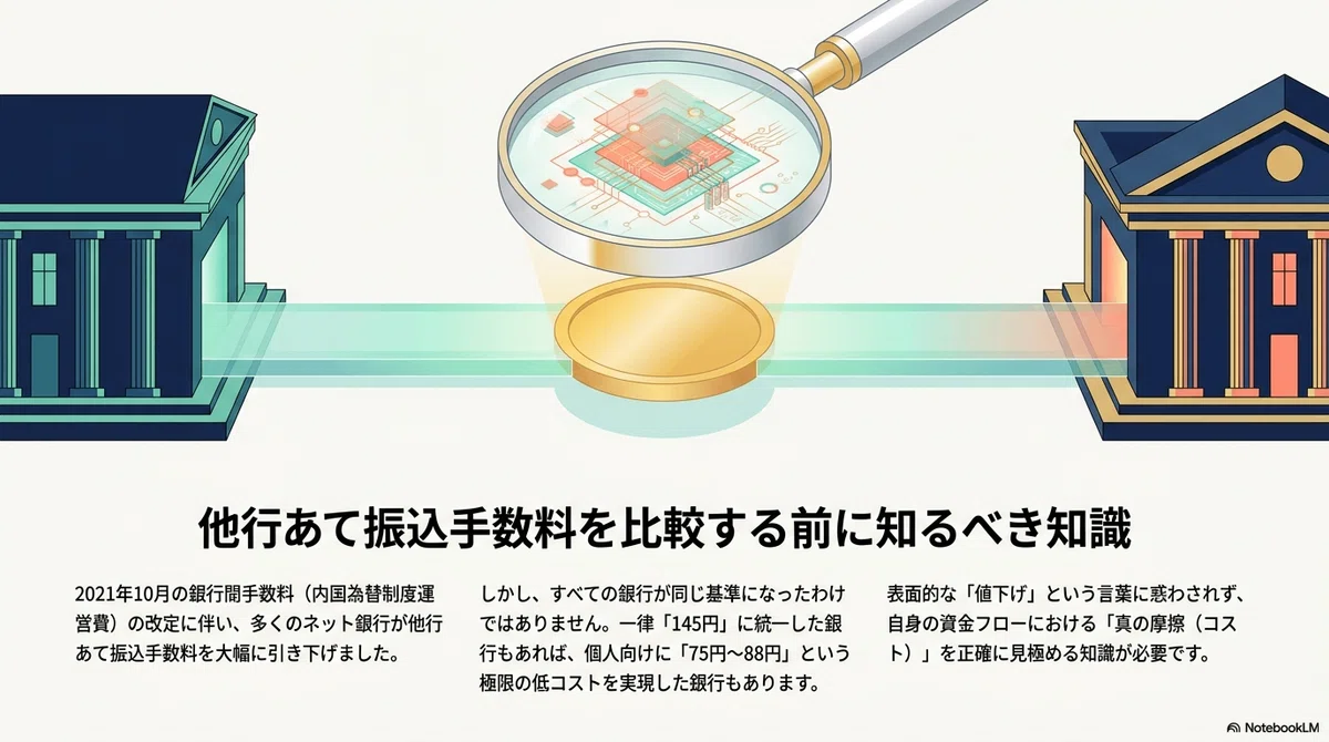 他行あて振込手数料を比較する前に知るべき知識