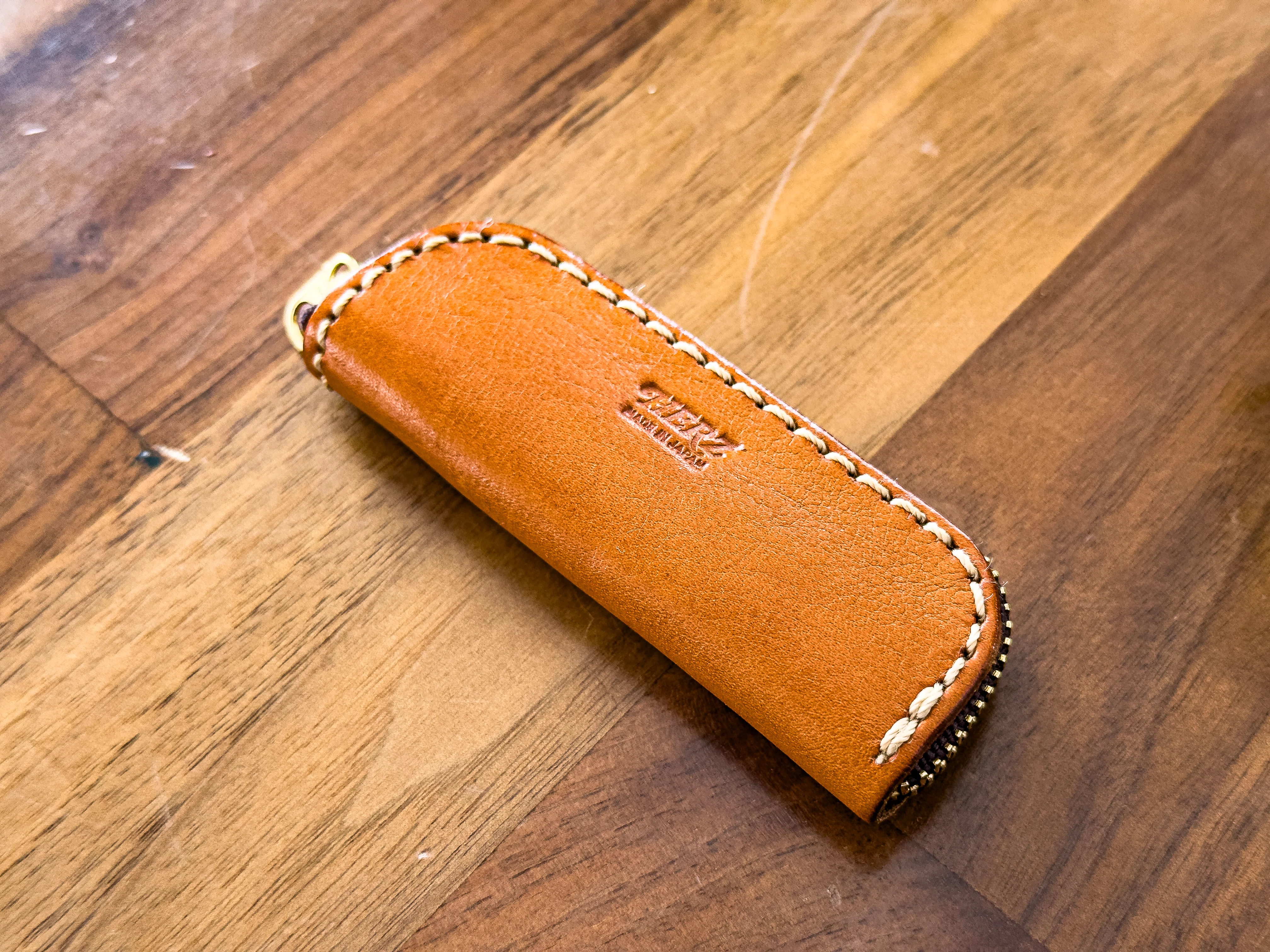 agnes b. HOMME 美品 羊革 レザー エルボーパッチ チェック HERZ製品を使い続けた記録｜現在のエイジングを公開｜my_leather_items